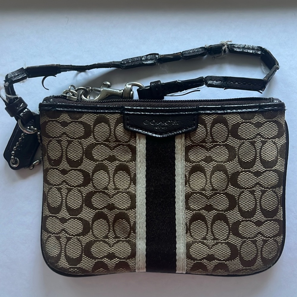 Used brown coach wallet